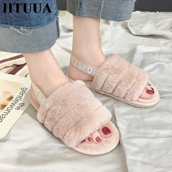 slippers htuua size 36-41 women's home winter soft sole warm fluffy fur women flat with furry slides indoor shoes s3419, Black
slippers htuua size 36-41 women's home winter soft sole warm fluffy fur women flat with furry slides indoor shoes s3419, Black