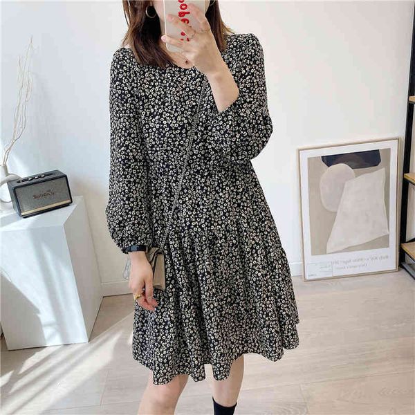 casual dresses spring 2021 new vintage floral print chiffon woman dress round collar loose long sleeve flowy short women a69n, Black;gray
casual dresses spring 2021 new vintage floral print chiffon woman dress round collar loose long sleeve flowy short women a69n, Black;gray