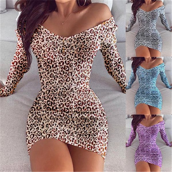 women dresses for long sleeve mini elegant 2021 fashionautumn winter clothing femal print party casual, Black;gray
women dresses for long sleeve mini elegant 2021 fashionautumn winter clothing femal print party casual, Black;gray
