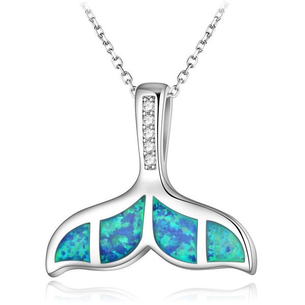 pendant necklaces 2021 cute imitation opal whale tail necklace blue enamel animal fishtail for women party boho jewelry gift, Silver
pendant necklaces 2021 cute imitation opal whale tail necklace blue enamel animal fishtail for women party boho jewelry gift, Silver