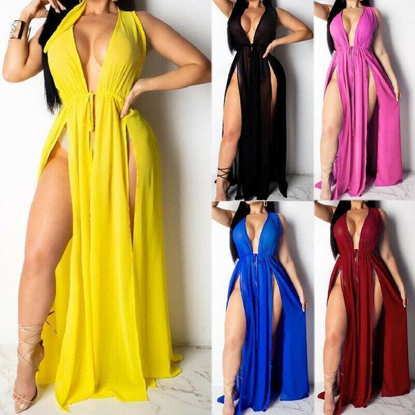 women's swimwear women chiffon kimono beach bikini cover up wrap boho dress beachwear long split vestidos, White;black
women's swimwear women chiffon kimono beach bikini cover up wrap boho dress beachwear long split vestidos, White;black
