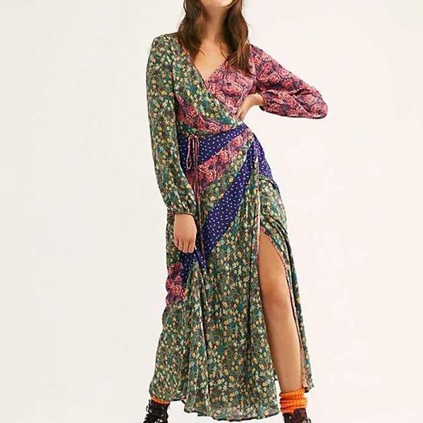 casual dresses 2021 women long for vestidos dress beach patchwork color loose plus size split, Black;gray
casual dresses 2021 women long for vestidos dress beach patchwork color loose plus size split, Black;gray