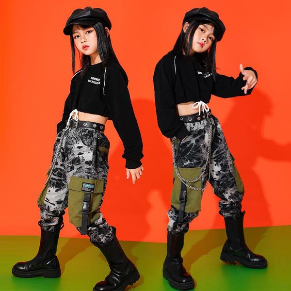 clothing sets girls boys hip hop dance costumes kids hoodie jogger camouflage pants jazz dancing clothes street wear, White
clothing sets girls boys hip hop dance costumes kids hoodie jogger camouflage pants jazz dancing clothes street wear, White