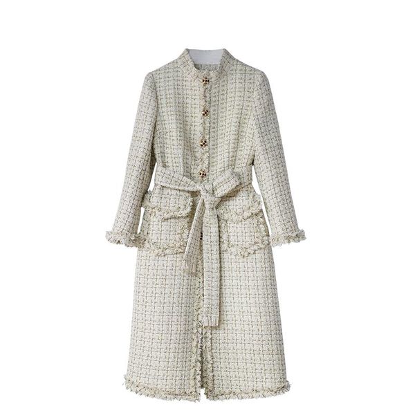 women's wool & blends cotton thickened jacket mid long winter women s self cultivation waist fashion style, Black
women's wool & blends cotton thickened jacket mid long winter women s self cultivation waist fashion style, Black
