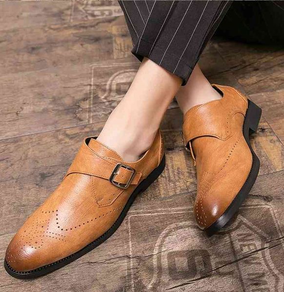 shoe men's fashionable high-quality monk plutonium belts formal hand-made elegant plaid shoes of 4m953, Black
shoe men's fashionable high-quality monk plutonium belts formal hand-made elegant plaid shoes of 4m953, Black