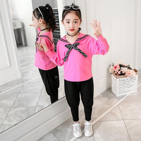 girl baby clothing set teenage clothes sailor collar + harem pants 2pcs school outfits suit kids 4 to 13 years sets, White
girl baby clothing set teenage clothes sailor collar + harem pants 2pcs school outfits suit kids 4 to 13 years sets, White