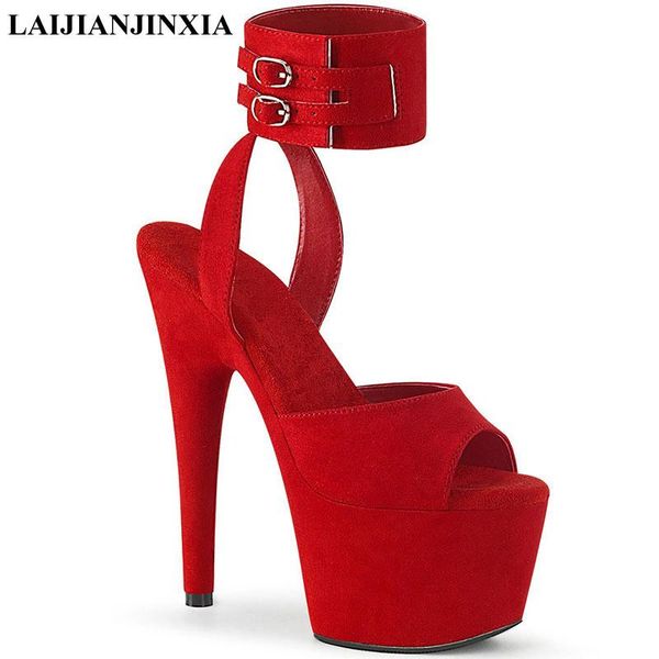 dress shoes full peep toe pole dance flock women platform sandals concise high stripper heels fetish nightclub models, Black
dress shoes full peep toe pole dance flock women platform sandals concise high stripper heels fetish nightclub models, Black