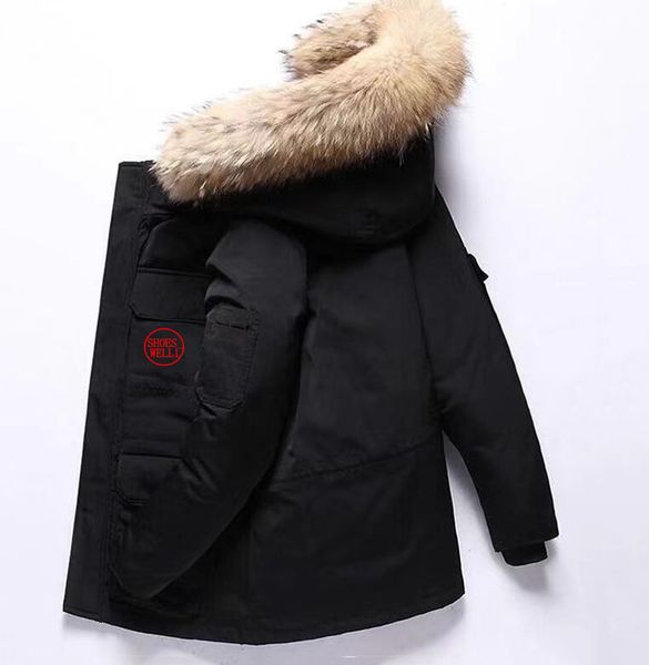 designer clothing men windproof outerwear mens hooded womens down jacket winter goose parkas gooed canadian label coats padded jackets, Black
designer clothing men windproof outerwear mens hooded womens down jacket winter goose parkas gooed canadian label coats padded jackets, Black