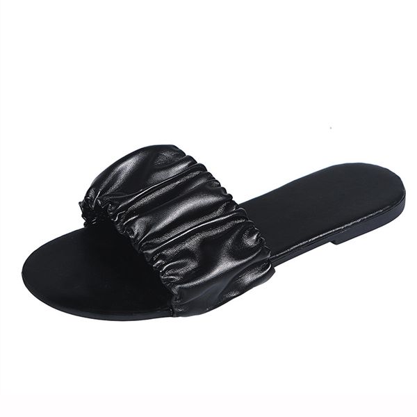 women sandals 2021 new summer shoes women flat sandals plus size pleated sandalias mujer flip flops casual beach slippers female, Black
women sandals 2021 new summer shoes women flat sandals plus size pleated sandalias mujer flip flops casual beach slippers female, Black