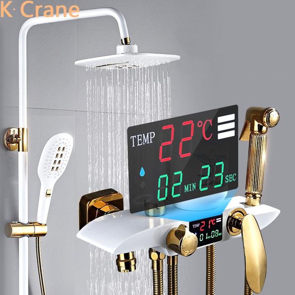 cold shower set bathroom smart thermostatic system spa rainfall led bath faucet wall mount bathtub white torneiras sets
cold shower set bathroom smart thermostatic system spa rainfall led bath faucet wall mount bathtub white torneiras sets