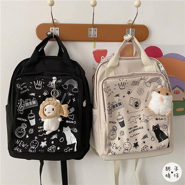 backpack yj1159 cute cartoon all-match student school bag large capacity leisure travel
backpack yj1159 cute cartoon all-match student school bag large capacity leisure travel
