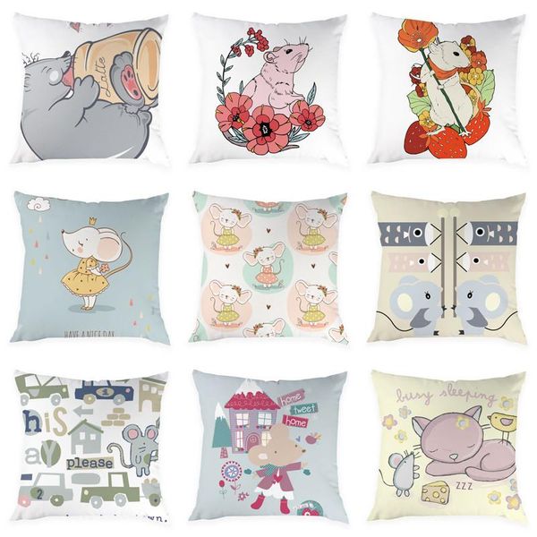 cushion/decorative pillow cartoon animal pattern cushion cover peach skin decoration pillowcase cat mouse 45*45cm
cushion/decorative pillow cartoon animal pattern cushion cover peach skin decoration pillowcase cat mouse 45*45cm