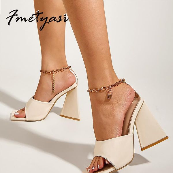 dress shoes women pumps summer elegant ladies party fashion metal chain ankle buckle open toe triangle square heels, Black
dress shoes women pumps summer elegant ladies party fashion metal chain ankle buckle open toe triangle square heels, Black