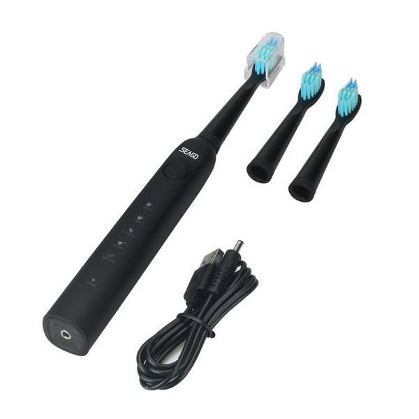 smart electric toothbrush seago usb rechargeable timer sonic with 5 optional modes dental care massager gifts
smart electric toothbrush seago usb rechargeable timer sonic with 5 optional modes dental care massager gifts