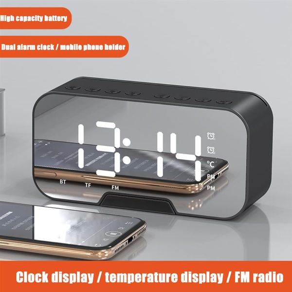other clocks & accessories portable mini voice broadcast alarm clock led mirror comes with wireless bluetooth card speaker fm radio hands-fr
other clocks & accessories portable mini voice broadcast alarm clock led mirror comes with wireless bluetooth card speaker fm radio hands-fr