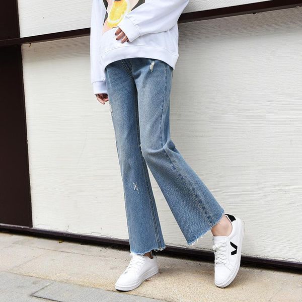 wide leg maternity jeans for pregnant woman 2021 pregnancy denim pants cotton straight trousers clothing plus size bottoms, White
wide leg maternity jeans for pregnant woman 2021 pregnancy denim pants cotton straight trousers clothing plus size bottoms, White