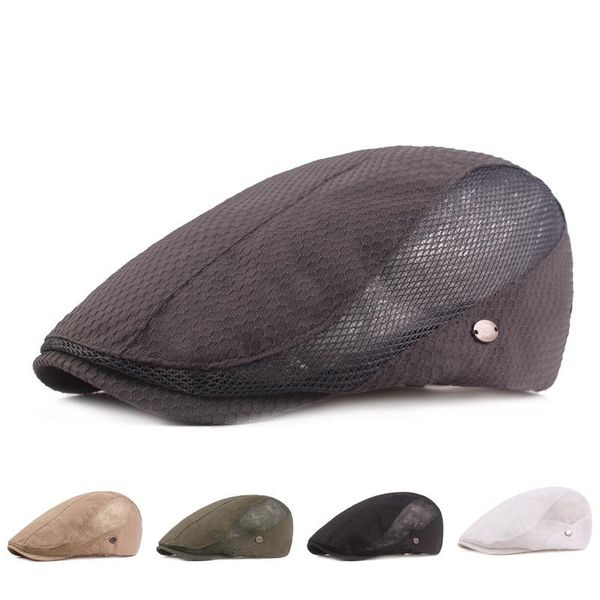 berets spring men's hat men women mesh summer style caps cotton gatsby cap ivy golf driving sun flat cabbie peaky blinders, Blue;gray
berets spring men's hat men women mesh summer style caps cotton gatsby cap ivy golf driving sun flat cabbie peaky blinders, Blue;gray