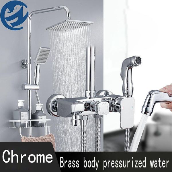 bathroom shower sets h quality chrome thermostatic faucets set mixer tap faucet bidet spray gun
bathroom shower sets h quality chrome thermostatic faucets set mixer tap faucet bidet spray gun