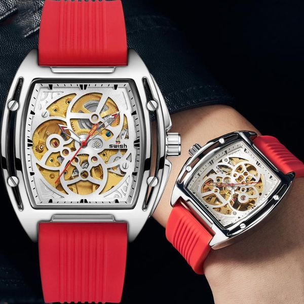 fashion mechanical watch male skeleton 2021 men waterproof casual business tourbillon wristwatch with silicone strap wristwatches, Slivery;brown
fashion mechanical watch male skeleton 2021 men waterproof casual business tourbillon wristwatch with silicone strap wristwatches, Slivery;brown