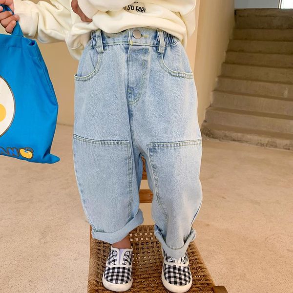 jeans 2021 korean style autumn loose denim pants 1-6 years boys girls fashion wide lg, Blue
jeans 2021 korean style autumn loose denim pants 1-6 years boys girls fashion wide lg, Blue