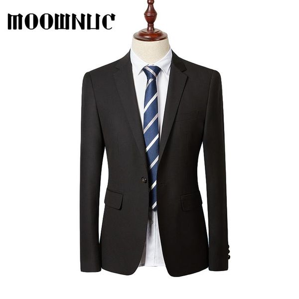 men's suits & blazers brand blazer single grain buckle fashion business casual coat slim fit cotton solid color men classic leisure mwc, White;black
men's suits & blazers brand blazer single grain buckle fashion business casual coat slim fit cotton solid color men classic leisure mwc, White;black