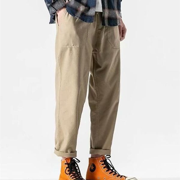 men's pants spring and summer men's loose-fitting sports high-quality solid color elastic waist running casual, Black
men's pants spring and summer men's loose-fitting sports high-quality solid color elastic waist running casual, Black