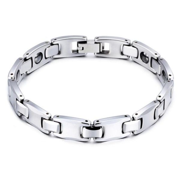 tungsten steel carbide magnetic therapy bracelets men women health care hologram energy fashion link bangle link, chain, Black
tungsten steel carbide magnetic therapy bracelets men women health care hologram energy fashion link bangle link, chain, Black