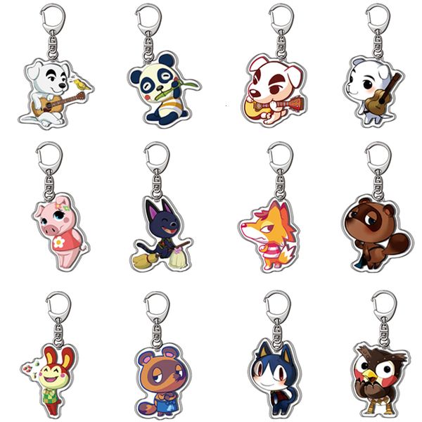 cartoon keychains animal crossing acrylic keychain fashion jewelry accessories cute shaped pendants keyring for child gifts, Silver
cartoon keychains animal crossing acrylic keychain fashion jewelry accessories cute shaped pendants keyring for child gifts, Silver