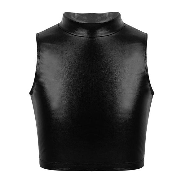 stage wear kids girls ballet jazz dance metallic sleeveless turtleneck crop children dancewear performance workout costume, Black;red
stage wear kids girls ballet jazz dance metallic sleeveless turtleneck crop children dancewear performance workout costume, Black;red