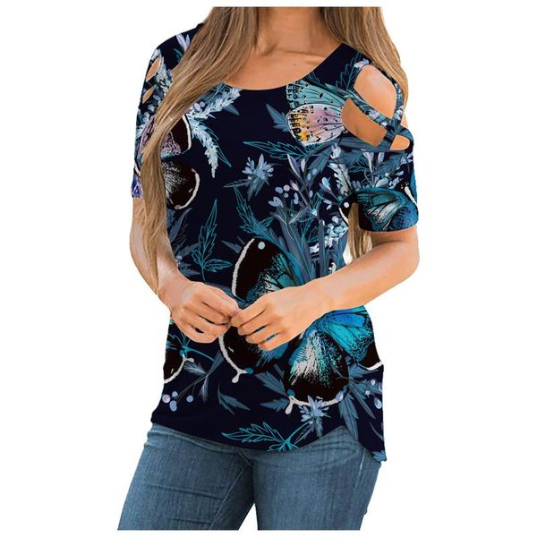 fashion floral butterfly women t-shirts open shoulder summer t shirt leopard printed loose leisure ladies clothing women's t-shirt, White
fashion floral butterfly women t-shirts open shoulder summer t shirt leopard printed loose leisure ladies clothing women's t-shirt, White