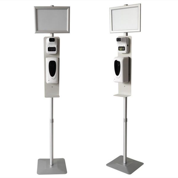 liquid soap dispenser floor standing hand sanitizer automatic touchless spray gel disinfection station body temperature measurement
liquid soap dispenser floor standing hand sanitizer automatic touchless spray gel disinfection station body temperature measurement