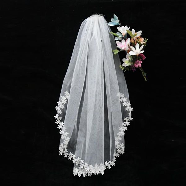 bridal veils zmv53 elegant atmosphere lace applique wedding with comb girlfriend short hair accessories tulle headwear, Black
bridal veils zmv53 elegant atmosphere lace applique wedding with comb girlfriend short hair accessories tulle headwear, Black