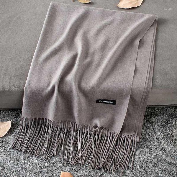 scarves soft cashmere women 2021 autumn solid color wraps thin long scarf with tassel casual lady winter female shawl, Blue;gray
scarves soft cashmere women 2021 autumn solid color wraps thin long scarf with tassel casual lady winter female shawl, Blue;gray