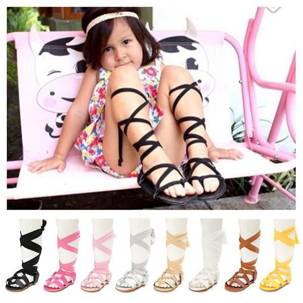 sandals fashion summer pu leather hard sole baby girls flat heels lace-up rome high gladiator firstwalkers, Black;red
sandals fashion summer pu leather hard sole baby girls flat heels lace-up rome high gladiator firstwalkers, Black;red