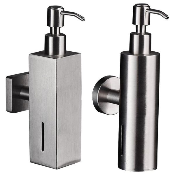stainless steel brushed nickel finish soap dispenser bathroom shampoo box container wall mounted liquid
stainless steel brushed nickel finish soap dispenser bathroom shampoo box container wall mounted liquid