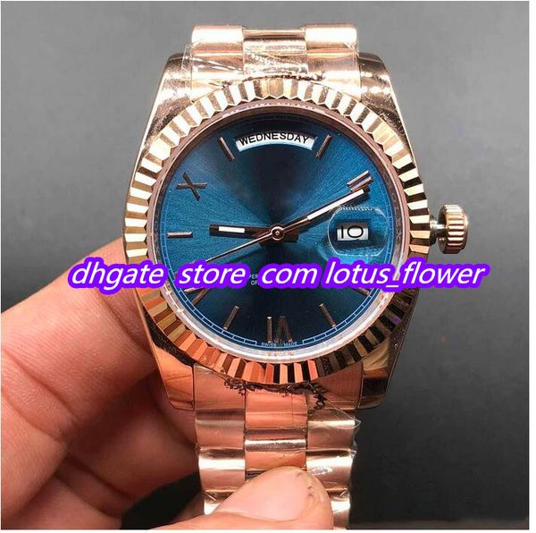 selling watch blue dial day/date rose gold stainless watches mens womens automatic mechanical wristwatch 36mm, Slivery;brown
selling watch blue dial day/date rose gold stainless watches mens womens automatic mechanical wristwatch 36mm, Slivery;brown