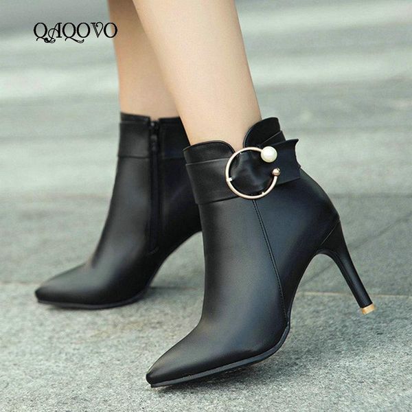 boots women fall winter ankle fashion zipper thin high heel buckle pointed toe booties black white yellow
boots women fall winter ankle fashion zipper thin high heel buckle pointed toe booties black white yellow