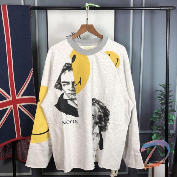 men's hoodies & sweatshirts kapital women's arm smile beethoven pullover oversize stitching sketch loose round neck, Black
men's hoodies & sweatshirts kapital women's arm smile beethoven pullover oversize stitching sketch loose round neck, Black
