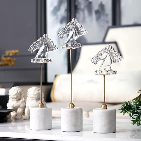 decorative objects & figurines transparent crystal horse head ornament home decor crafts white marble base office statues accessories weddin
decorative objects & figurines transparent crystal horse head ornament home decor crafts white marble base office statues accessories weddin