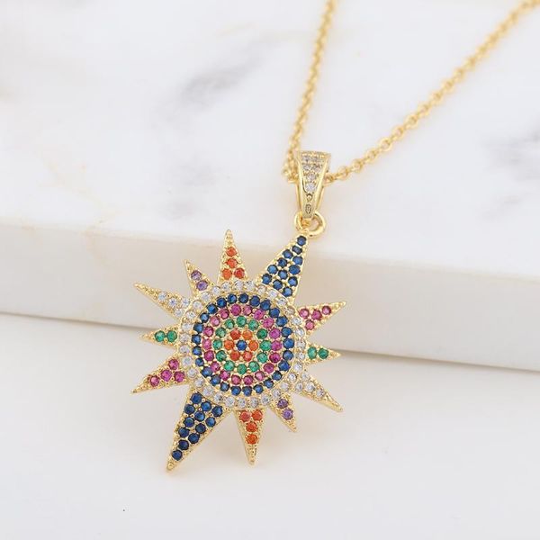 chokers fabulous rainbow cz rhinestone star charm pendant necklace candy crystal sun necklaces femme collier jewelry gift, Golden;silver
chokers fabulous rainbow cz rhinestone star charm pendant necklace candy crystal sun necklaces femme collier jewelry gift, Golden;silver