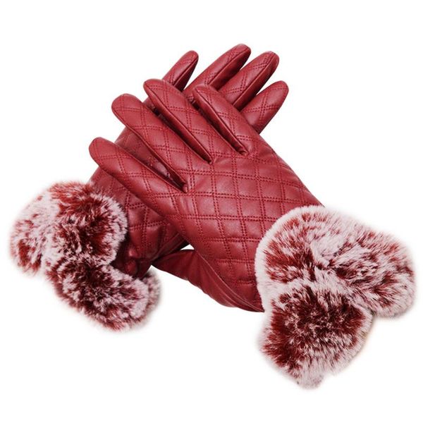 cycling gloves touch screen pu leather women winter mittens warm for woman guantes mujer european style gants femme, Black
cycling gloves touch screen pu leather women winter mittens warm for woman guantes mujer european style gants femme, Black