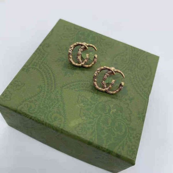 70% off 2021 double earrings brass ancient fashion earrings female 925 silver needle, Golden
70% off 2021 double earrings brass ancient fashion earrings female 925 silver needle, Golden