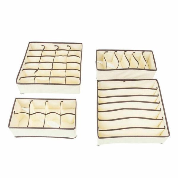 4pcs/set non-woven organizer storage box underwear bra socks ties drawer divider deskbasket sundries toy boxes & bins
4pcs/set non-woven organizer storage box underwear bra socks ties drawer divider deskbasket sundries toy boxes & bins