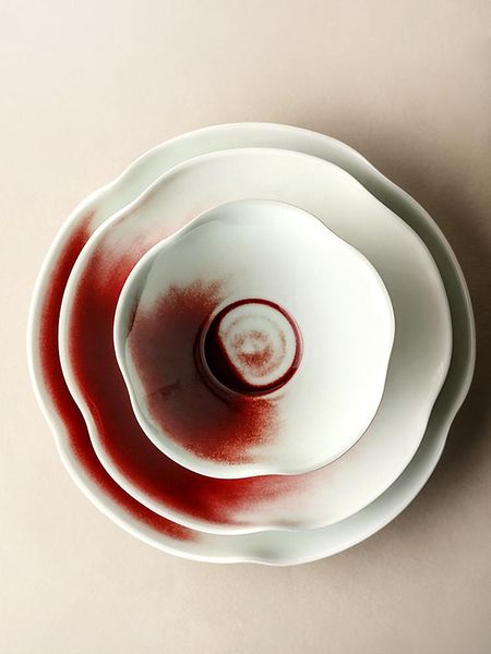 dishes & plates ceramic japan creative style 100% handmade resturant shop steak desserts container floral sharp round bowls
dishes & plates ceramic japan creative style 100% handmade resturant shop steak desserts container floral sharp round bowls
