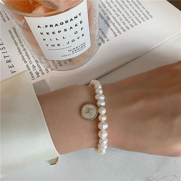 bangle ch-1323 korea pearl eight-pointed star shell bracelet girlfriend net red gift female trend, Black
bangle ch-1323 korea pearl eight-pointed star shell bracelet girlfriend net red gift female trend, Black