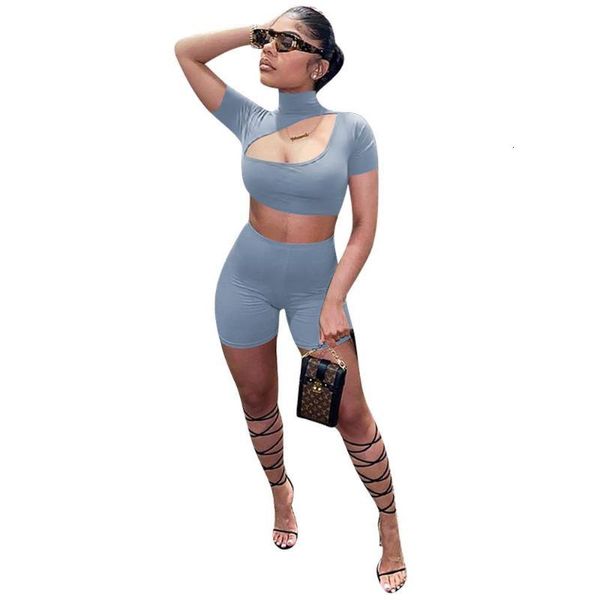 zoctuo women solid short sleeve sets hollow out crop and shorts biker sweatpants suit two piece set, White
zoctuo women solid short sleeve sets hollow out crop and shorts biker sweatpants suit two piece set, White