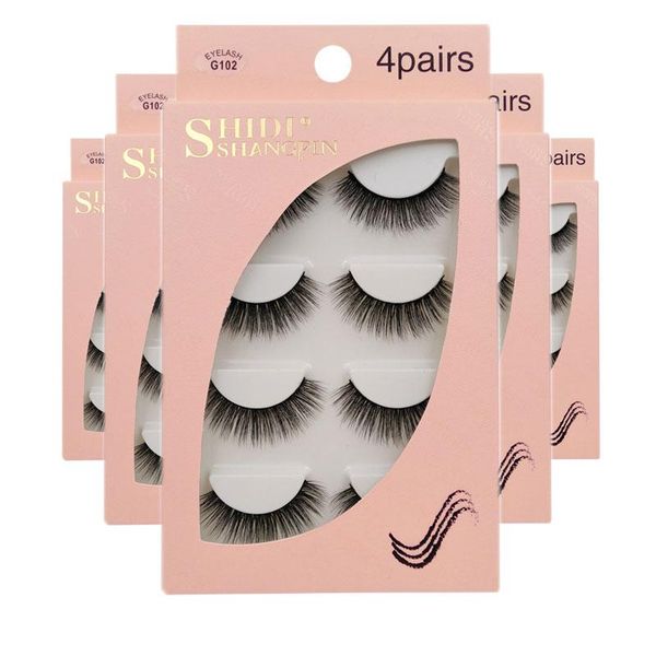 50/100 pcs/lot 4 pairs 3d faux mink hair handmade reusable thick volume beauty tools maquiagem cils lot wholesale bulk false eyelashes
50/100 pcs/lot 4 pairs 3d faux mink hair handmade reusable thick volume beauty tools maquiagem cils lot wholesale bulk false eyelashes
