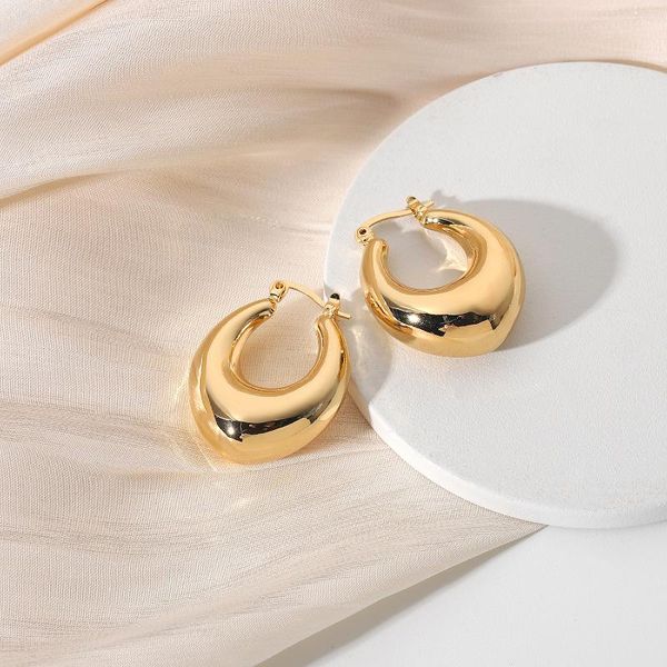 hoop & huggie trendy statement earrings women high polish copper plating round circle girls ear piercing jewelry, Golden;silver
hoop & huggie trendy statement earrings women high polish copper plating round circle girls ear piercing jewelry, Golden;silver