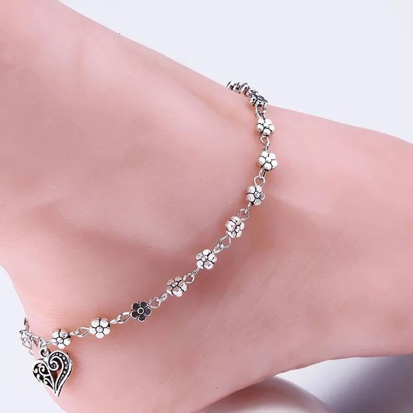 anklets flower heart silver plated chain anklet bracelet barefoot sandal beach foot jewelry, Red;blue
anklets flower heart silver plated chain anklet bracelet barefoot sandal beach foot jewelry, Red;blue