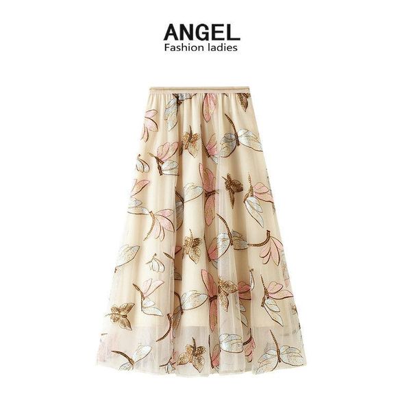 sequined dragonfly embroidered skirt 2021 tulle mid-long fairy dress sequin plus size women skirts, Black
sequined dragonfly embroidered skirt 2021 tulle mid-long fairy dress sequin plus size women skirts, Black
